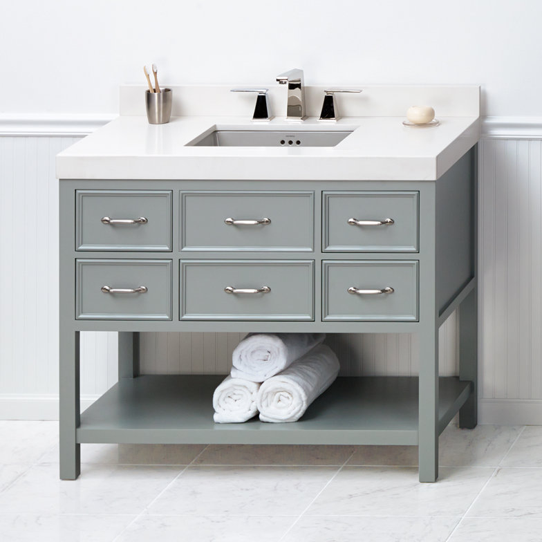 Ronbow Newcastle 42" Single Bathroom Vanity Base Only Wayfair